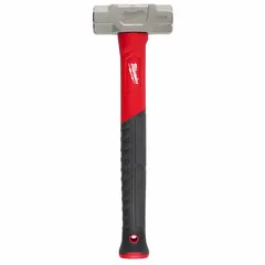 Steel engineering hammer with a round head shape, 2 1/2 lb head weight, 1 5/8 in diameter, and 15 in overall length. Suitable for heavy striking tasks in construction, demolition, and metalworking applications.