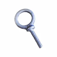 Forged eyebolt used as a mounting bracket for suspending or securing speakers in commercial audio installations. Provides a reliable attachment point for overhead rigging in venues, conference rooms, and performance spaces