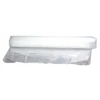 Polyethylene lay flat duct for confined space ventilation. Designed for use with fans and blowers to supply fresh air or exhaust fumes. Non-conductive, white color, 750 ft length, 8 in diameter. Suitable for tanks, manholes, and enclosed work areas