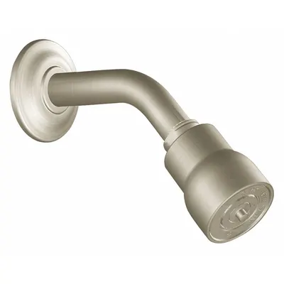 CFG Fixed Showerhead: Capstone, 2.5 gpm Fixed Showerhead Flow Rate, Brass - Single-Pattern Fixed Showerheads