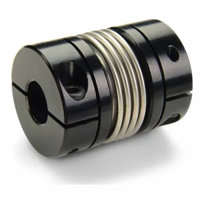 RULAND MANUFACTURING Clamp-On Bellows Shaft Coupling - Clamp-On Bellows Shaft Couplings for Round Shafts