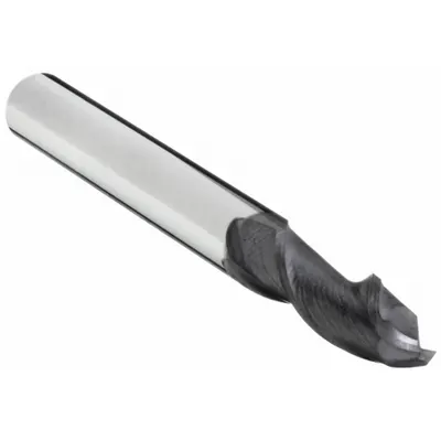 OSG Ball End Mill: Carbide, TiAlN Coated, 2 Flute, 3/16" Mill Dia, 5/8" LOC - Carbide Ball End Mills for Stainless Steel & Super Alloys