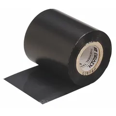 This black wax/resin ribbon is designed for use with THT 3" Core Printers. It offers chemical resistance and is CSA approved, suitable for producing durable labels in industrial environments such as asset tracking, safety signage, and pipe marking.