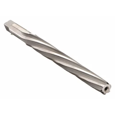 YANKEE Spiral-Flute Taper Pin Reamer, #8 Pin, 0.375-0.505 in Dia, 491-8 - Spiral-Flute Taper Pin Reamers