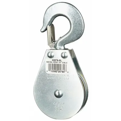 OEM Pulley Block: Swivel - Hook-Attached Snatch Blocks