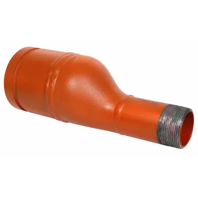 GRUVLOK Metal Pipe Straight: Eccentric Reducer, 3 in x 1 1/2 in, Ductile Iron - Grooved Pipe Fittings