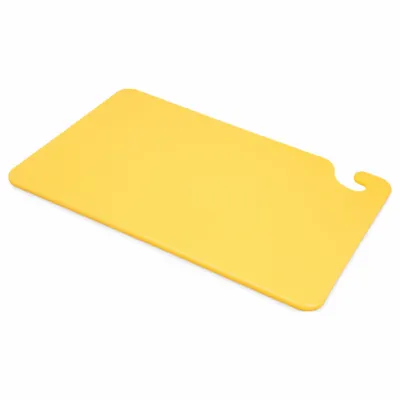 SAN JAMAR CB121812YL Cut-N-Carry Cutting Board - Cut-N-Carry Cutting Boards