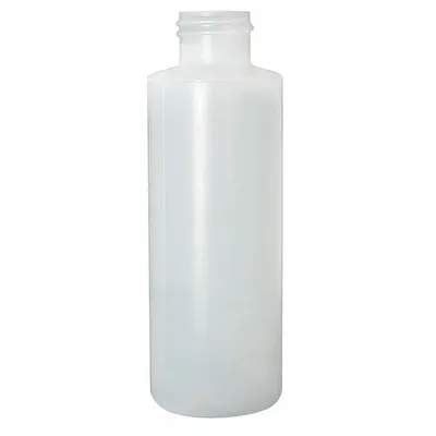 QORPAK Bottle: HDPE, 16 fl oz, 480 mL, Natural, 24-410 mm Screw Closure Size, No Closure - HDPE Narrow Mouth Round Lab Bottles