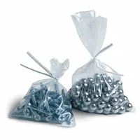 These open-ended bags are made from Linear Low Density Polyethylene (LLDPE) for light-duty packaging and storage. The clear material allows visual inspection of contents. Each case pack contains 1,000 bags