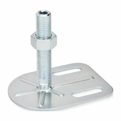 JW WINCO Swivel Male Leveling Mount, 3/4"-10 Thread, 3,597 lbf Capacity - Swivel Male Leveling Mounts