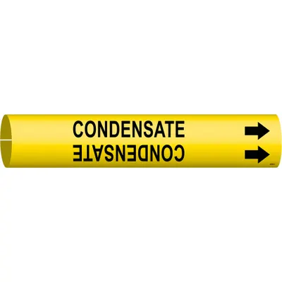 BRADY Condensate Snap-On Pipe Marker - Condensate Snap-On Pipe Markers