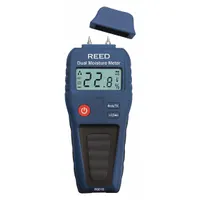 REED INSTRUMENTS Moisture Meter: Digital, LCD, Pin/Pinless, Extended Pin, Extended Probe (MPN R6018)