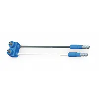 Automotive pigtail with PL-10 connector and Slim-Line 0.18 in male bullet terminals. Includes 2 wires, 5 in wire length, 3 connectors, and 14 AWG wire sizes. Corrosion resistant. Compatible with 2 in round marker lamps for tail, brake, or turn signal circuits on trailers and heavy vehicles