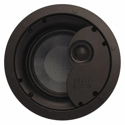 PHASETECH Speaker: Passive, 2-Way, 8 ohm Impedance, 7 3/4 in Overall Wd, 9 1/4 in Overall Ht - Ceiling-Mount Speakers