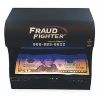 The CORTECH UV Counterfeit Detector (ULED-2000) operates on 120V AC power. It uses ultraviolet light to expose security features on currency and documents, aiding in authenticity verification. This device is commonly used in retail, banking, and hospitality settings for quick counterfeit detection