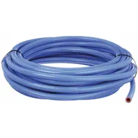 DETROIT FLEX DEFENSE Heater Hose: 3/4 in Hose Inside Dia., 50 ft Hose Lg, Blue, Silicone, Silicone (MPN 5526-075X50)