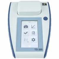 Turbidity meter for water quality testing, measuring cloudiness in liquids from 0 to 4000 NTU with an accuracy of +/-1.8%. Suitable for applications such as drinking water treatment, wastewater monitoring, and industrial process control