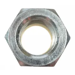 This hanger shaft nut is designed to fit Dayton brand equipment, specifically model 3MB58. It is used to secure hanger shafts in industrial material handling systems such as conveyors and support structures.