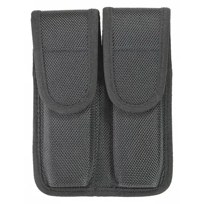 HEROS PRIDE Magazine Pouch: Black, Nylon, Ballistic, 6 1/2 in x 1 5/16 in - Duty Equipment Pouches