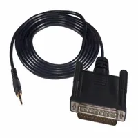 Data cable for connecting a printer to compatible instruments. Used in laboratory or industrial settings to output measurement results or reports. Manufactured by OAKTON
