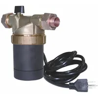 Circulating Pump: 1/150 hp HP, 100/240V AC, Brass, Variable, 6 ft Max. Head, 5 1/2 in Face to Face (MPN E1-BCUFNRNW-01)