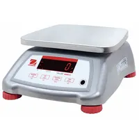 OHAUS Food Scale: 7 1/2 in Weighing Surface Dp, 9 1/2 in Weighing Surface Wd, 4 7/8 in Overall Ht (MPN V41XWE3T)