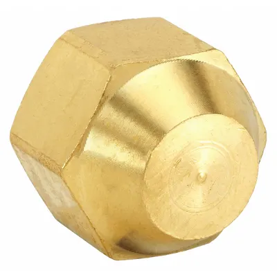 PARKER Low-Lead Brass 45-Degree Flare Tube Fitting, L640F-6 - Low-Lead Brass 45-Degree Flare Tube Fittings