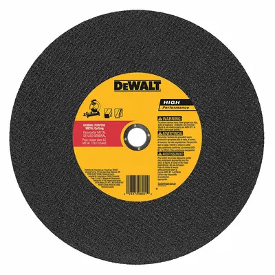 DEWALT A24R General Purpose Cut-Off Wheel - General Purpose Cut-Off Wheels for Carbon & Stainless Steel