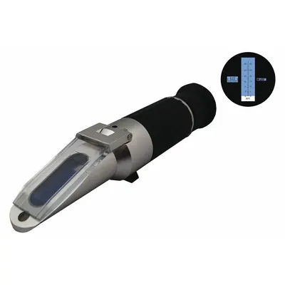 LAXCO, INC Refractometer: Brix, +/-0.2% Accuracy, Manual, Analog - Analog Handheld Refractometers