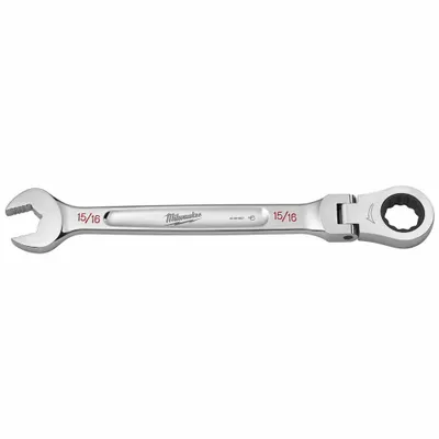 MILWAUKEE 15/16 in SAE 12-Point Ratcheting Combination Wrench - SAE 12-Point Ratcheting Combination Wrenches