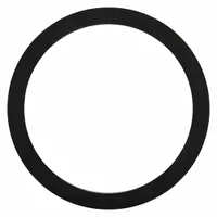 Buna-N gasket for fuel filter applications. Provides a seal between the filter and housing. Inside diameter 3 5/16 in, length 3/32 in. Compatible with fuel filter systems requiring these dimensions