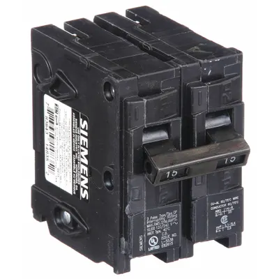 SIEMENS Q215 Q Series Plug-In Miniature Circuit Breaker - Q Series, Plug-In Siemens Miniature Circuit Breakers