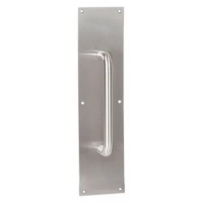 TRIMCO 1017-3B.710CU Standard Door Pull, 16 in Height, Copper Alloy, Gray - Standard Door Pulls