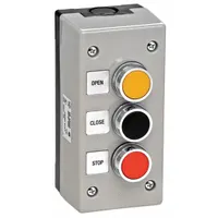 AMERICAN GARAGE DOOR SUPPLY Control Station: Open-Close-Stop, Double Pole, Outdoor, Surface Mount (MPN 3BXT)