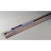 Tool steel S7 TIG welding rods, 1/8 in diameter by 36 in length, 1 lb package. Rockwell hardness 56 to 60 HRC. Used for TIG welding tool steel components requiring high wear resistance and toughness, such as die repair, tool and mold making, and cutting tool fabrication