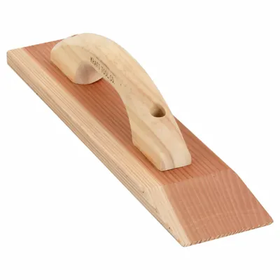 KRAFT TOOL Concrete Float: Blade Material Wood, Blade Shape Square - Concrete Hand Floats
