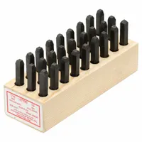 YOUNG BROS. STAMP WORKS Hand Stamp Kit: A thru Z/A thru Z, Period/Period (.), 1/16 in Character Ht (MPN 01271)