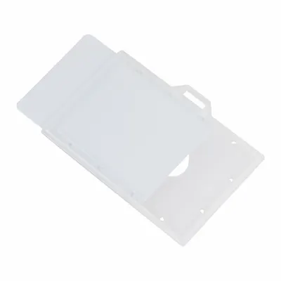 SICURIX Badge Holder: Pouch, Horizontal, 3 11/16 in Badge Pouch Wd, 2 3/8 in Badge Pouch Ht - Sleeves & Holders for Badges