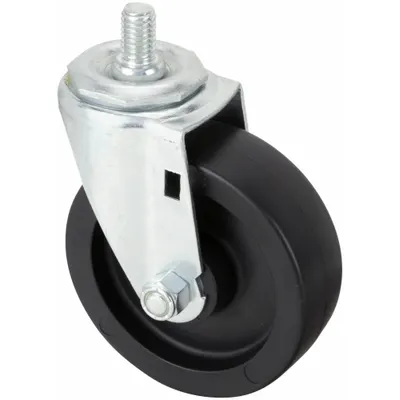 OEM Stem Caster: 4 in Wheel Dia - NSF-Listed Sanitary Threaded Stem Casters