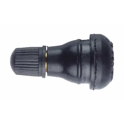 TRU-FLATE Snap-In Tire Valve Stem, Straight, 180°, Std Bore, TR412 - Tire Valve Stems