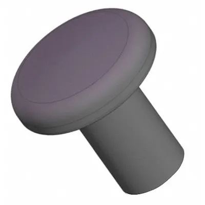 INNOVATIVE COMPONENTS Hand Knob: Pull, Plastic w/ Steel Thread, 1/4"-20 Thread - Pull Knobs with Threaded Hole