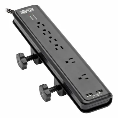 TRIPP LITE Outlet Strip: 6 Outlets, 8 ft Cord Lg, 2,100 J Rated Energy, 15 A Current - General Purpose Surge Protectors