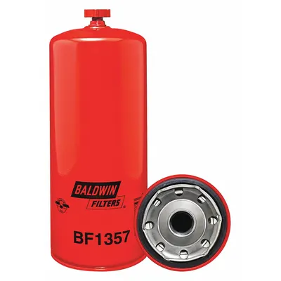 BALDWIN FILTERS Fuel Filter: Spin-On, 4 11/16 in Outside Dia, 1 1/4"-12 Thread Size - Spin-On Fuel Filters