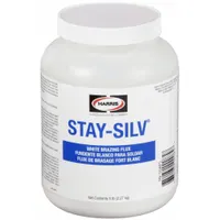 HARRIS Brazing Flux: 5 lb, Jar, Paste, FB3-A, Stay-Silv White (MPN SSWF5)