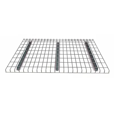 HUSKY RACK & WIRE Pallet Rack Decking: 46 in x 42 in, Waterfall, Std Wire Decking - Standard-Channel Waterfall Wire Pallet Rack Decking