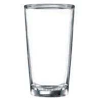 Clear glass beverage glass with Livingston pattern. 11 oz capacity, 3 in diameter, 5 1/4 in overall height. Suitable for serving water, juice, or soft drinks in hospitality and food service settings