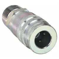 DIXON VALVE & COUPLING Quick Connect Hose Coupling: 3/8 in Body Size, 1/4 in Hose Fitting Size, MNPT (MPN 3FM2)