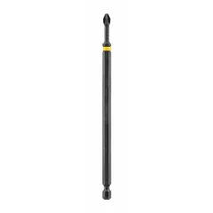 This impact bit features a #3 Phillips (PH3) tip and a standard hex shank for secure fit in impact drivers. With a 6-inch overall length, it is suited for driving large screws in heavy-duty construction and assembly tasks. Sold in a 50-pack.