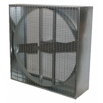 Dayton 48 in Box Exhaust Fan with Motor, 1 hp, 115/230V AC - Box Exhaust Fans with Motor