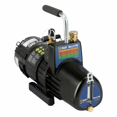 YELLOW JACKET Vacuum Pump: 7 cfm, 25 micron Ultimate Vacuum, 120V AC, A2L Compatible - A2L Compatible Refrigerant Evacuation Pumps